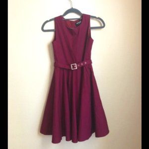 Maroon dress